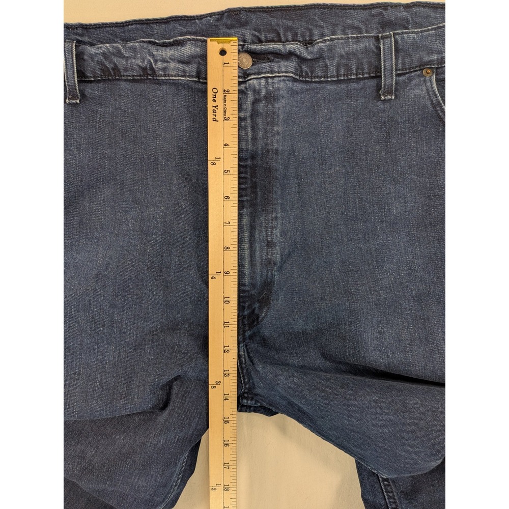 Levi's 559 Jeans Men W56 L30 Blue Denim BIG Stretch Relaxed Classic Straight EUC - Picture 6 of 9